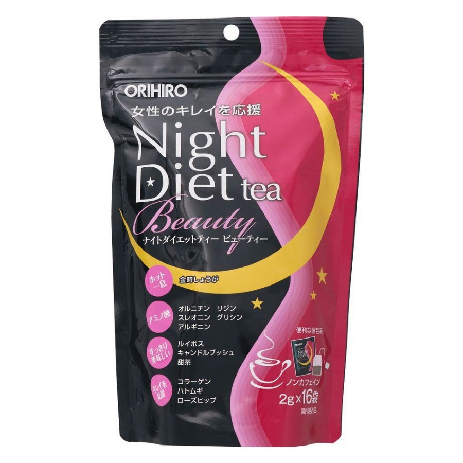 Trà giảm cân Orihiro Night Diet Beauty 16 gói - 4571157259031 - Kan shop hàng Nhật