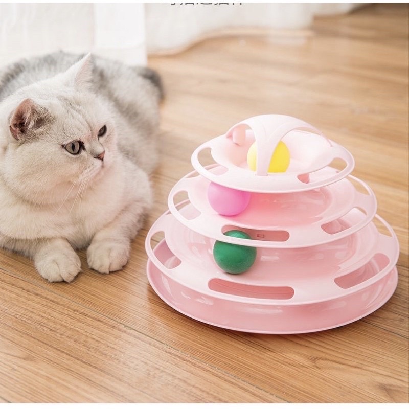 Tháp Banh 4 Tầng Cho Mèo