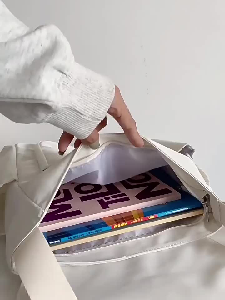 TÚI TOTE ĐEO CHÉO OPTUSBAG VẢI POLYESTER CHỐNG THẤM NƯỚC ĐỰNG VỪA A4 ĐI HỌC ĐI CHƠI