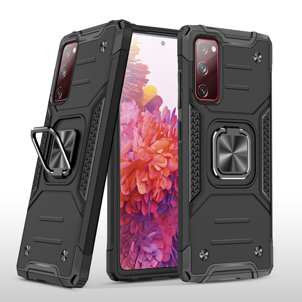 Ốp lưng Samsung Note 8 9 10 Lite S20 FE S21 FE Chống sốc Kemeng kèm nhẫn iring