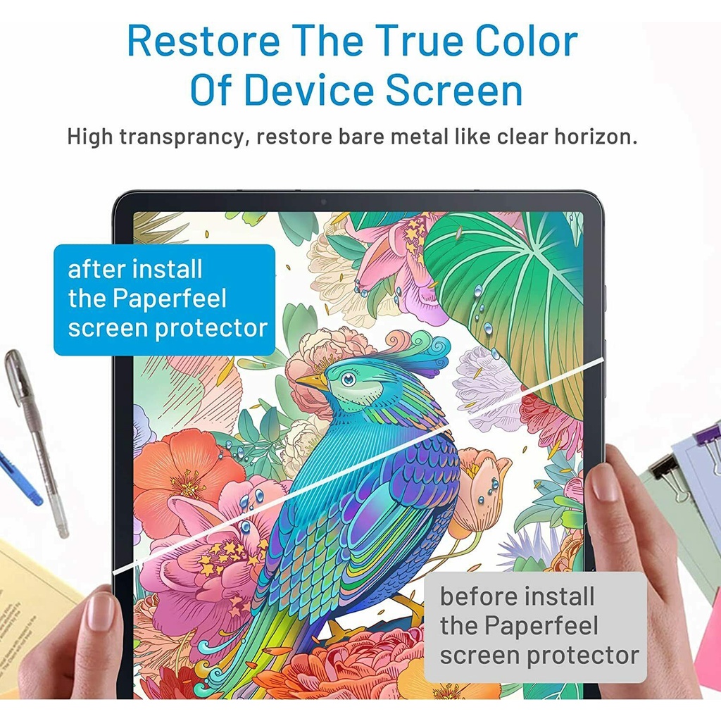 Miếng Dán Bảo Vệ Màn Hình Cho Galaxy Tab S8 Ultra 14.6 S8 S7 Plus Ultra FE 12.4 S6 A8 A7 10.4 Lite 8.7 Tab A 10.1 8.0 P205 S5E 10.5