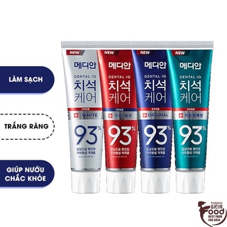 Kem Đánh Răng Giúp Trắng Răng, Giảm Ố, Loại Bỏ Mùi Hôi Median Dental IQ 93% Toothpaste 120g