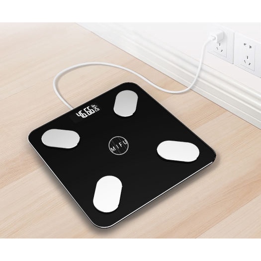 Cân Sức Khỏe Thông Minh MIFU Pin Sạc  đo tỷ lệ Mỡ thừa, Lượng nước trong cơ thể - BH12T