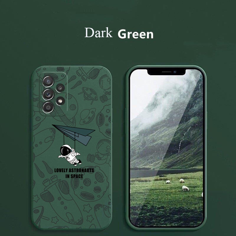 Ốp Điện Thoại In Hình Phi Hành Gia Thời Trang Cho Samsung Galaxy A13 A23 A33 A53 A73 A12 A22 A32 A52 A72 4G 5G A51 A71 A50 A50S A30S