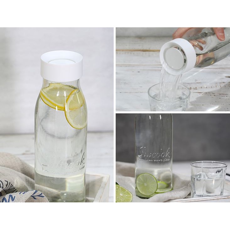 Bộ 3 Bình Nước Thủy Tinh 1000ml