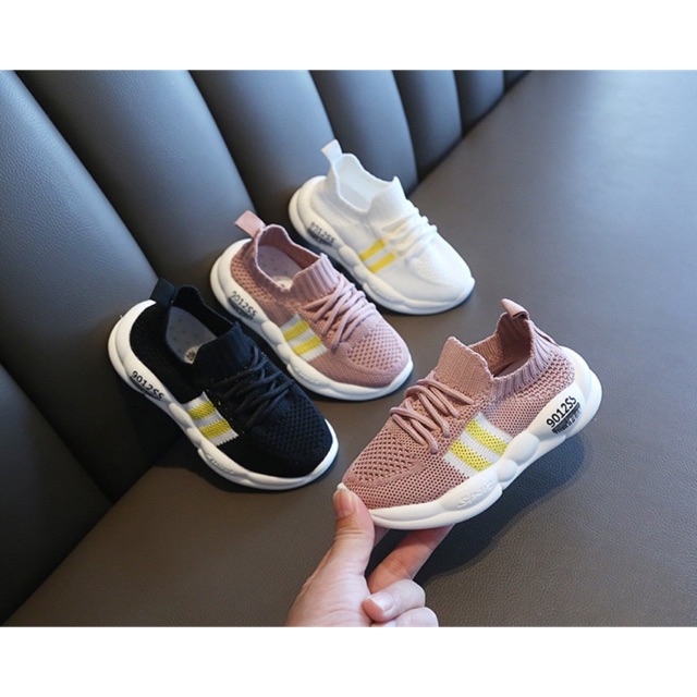 [NHẬP KIDTET hoàn 15% xu đơn 150k] GIÀY THỂ THAO SNEAKER THOÁNG KHÍ BO CHUN SIÊU MỀM CHO BÉ TRAI BÉ GÁI