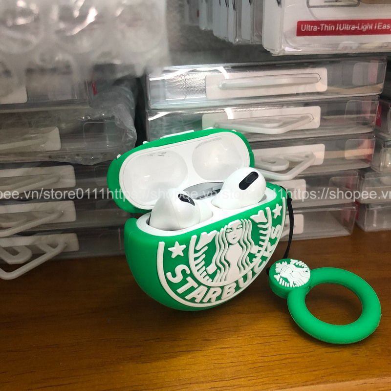 Set Case Vỏ Bọc Airpods Đựng Tai Nghe Airpod 1/2/Pro STB Kèm Móc Khóa Siêu Dễ Thương