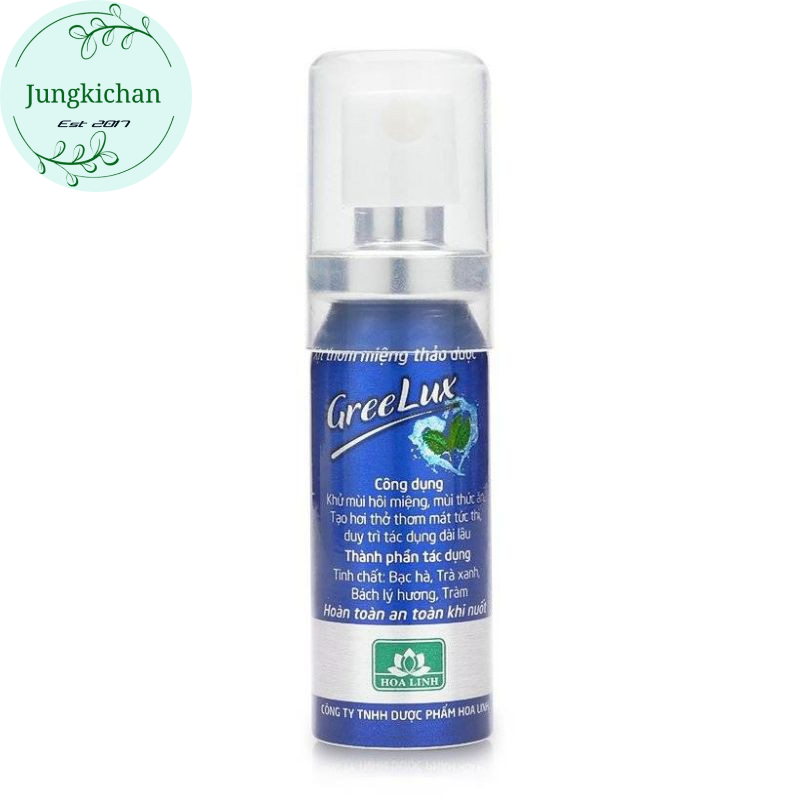 Xịt thơm miệng Greelux 12ml - Dược phẩm Hoa Linh.