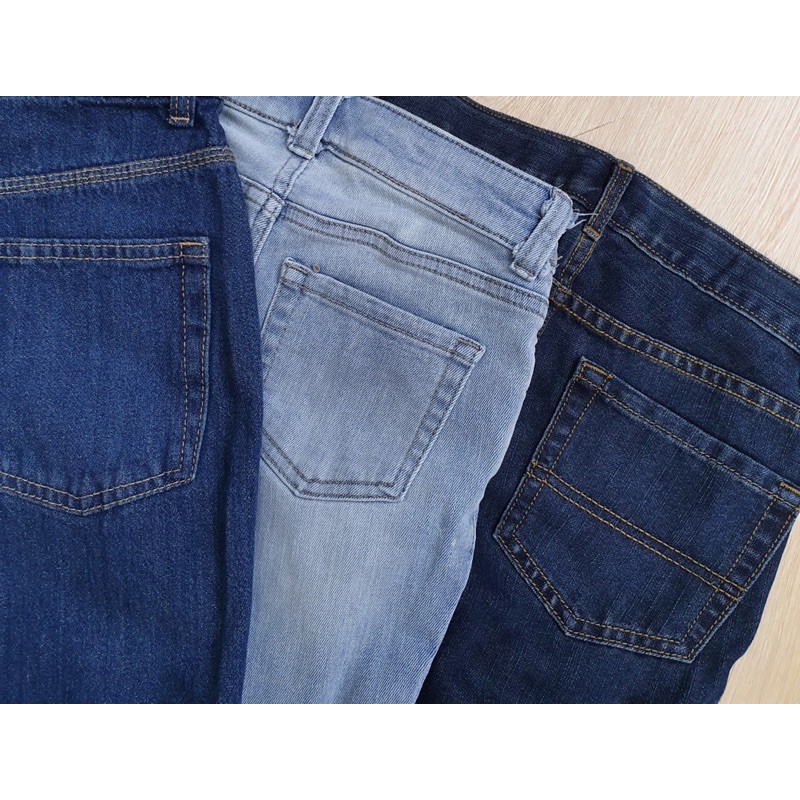 Quần short jean bé trai