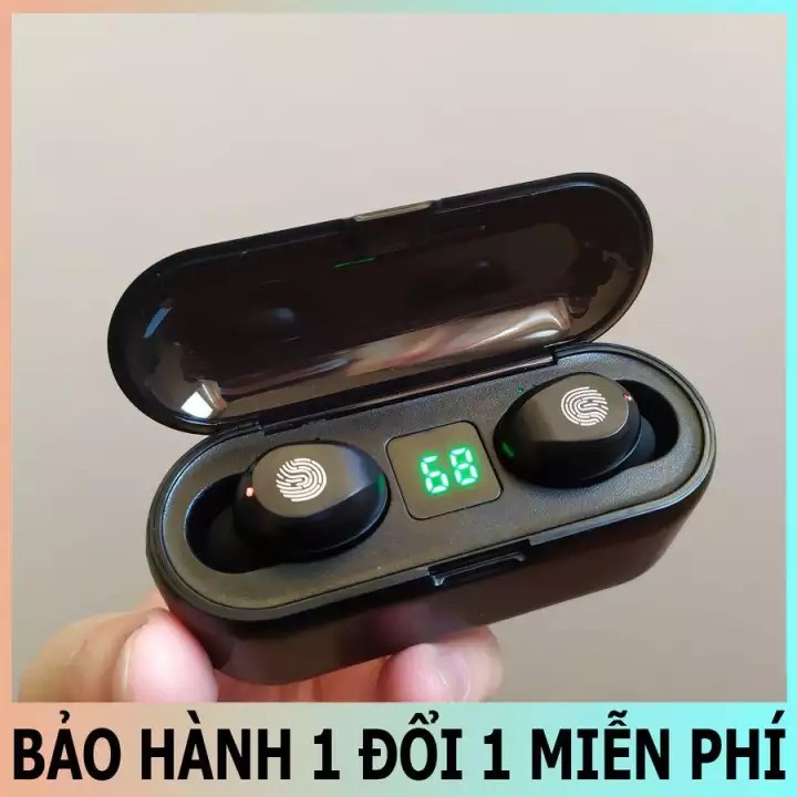 Tai nghe Bluetooth Không dây TWS AMOI F9 - Bản QUỐC TẾ - nút cảm ứng - Bluetooth 5.0 - Pin 280 giờ | WebRaoVat - webraovat.net.vn