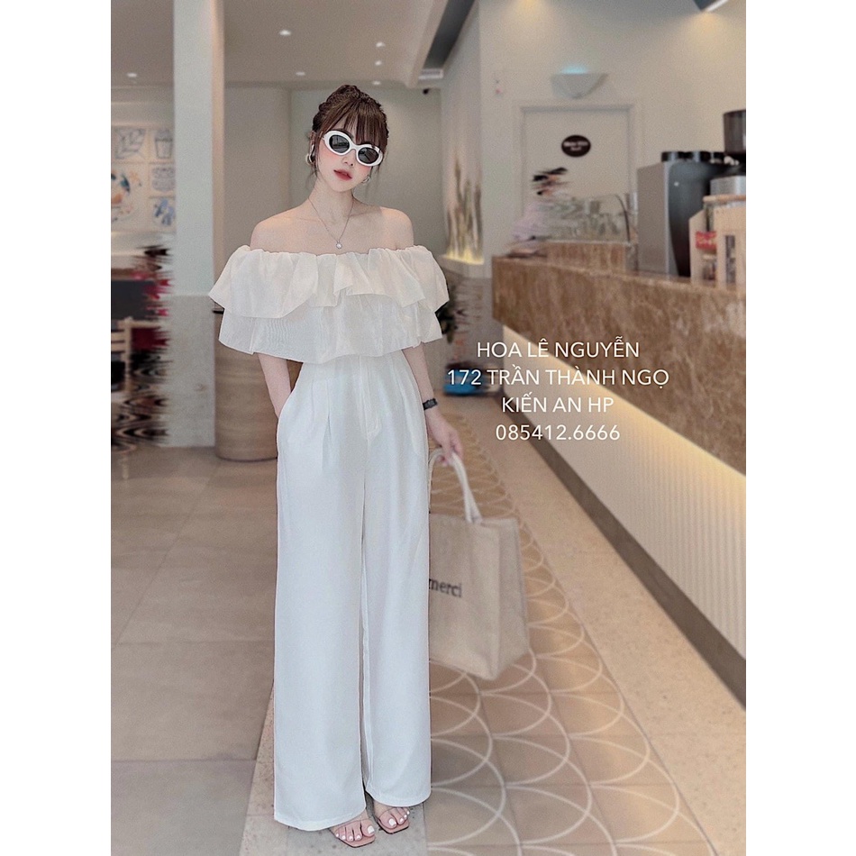B231- SET NỮ QUẦN TRẮNG ÁO CHUN