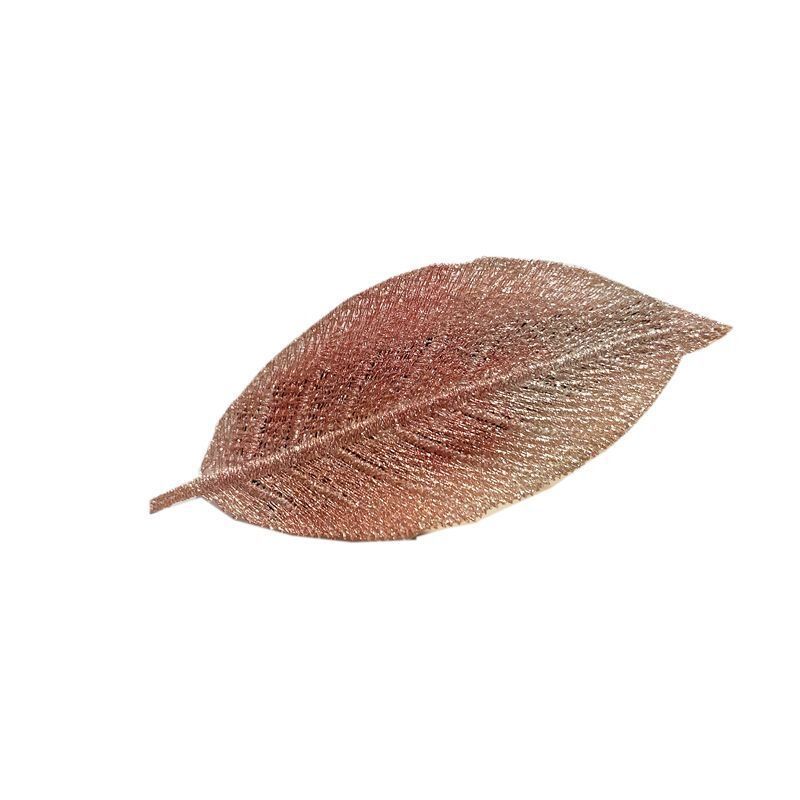 Kẹp tóc BB hình lá thêu màu Gradient thời trang thanh lịch cho nữ