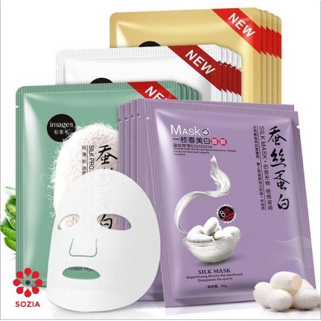 MẶT NẠ LỤA DƯỠNG DA TƠ TẰM 119K/ 30C