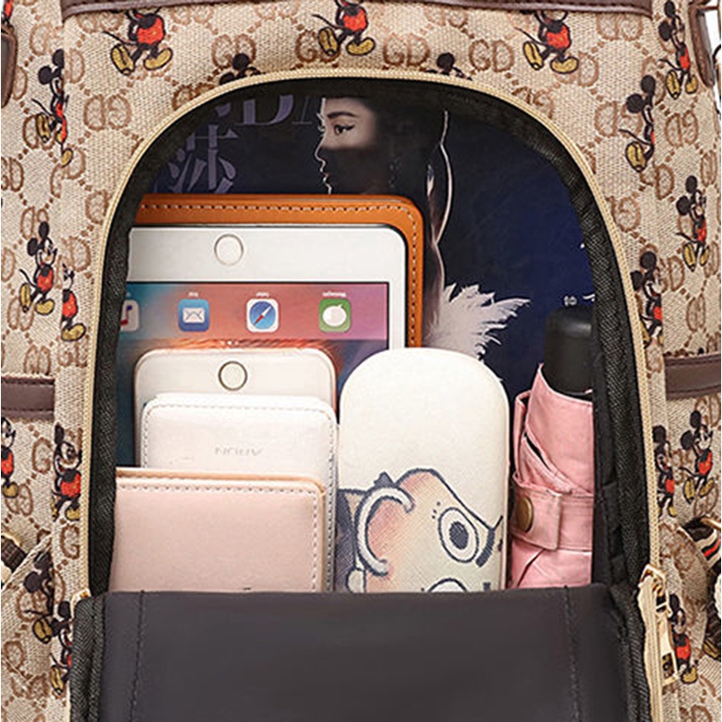 Balo du lịch IELGY vải oxford cỡ lớn chống trộm thời trang Hàn Quốc cho nữ