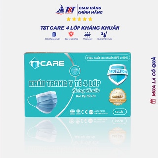 Khẩu trang y tế TT CARE 4 lớp kháng khuẩn cao cấp Xuất Âu