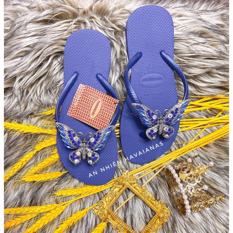 🎁 DÉP HVN QUAI TRƠN GẮN CHARM ĐÚC🦋