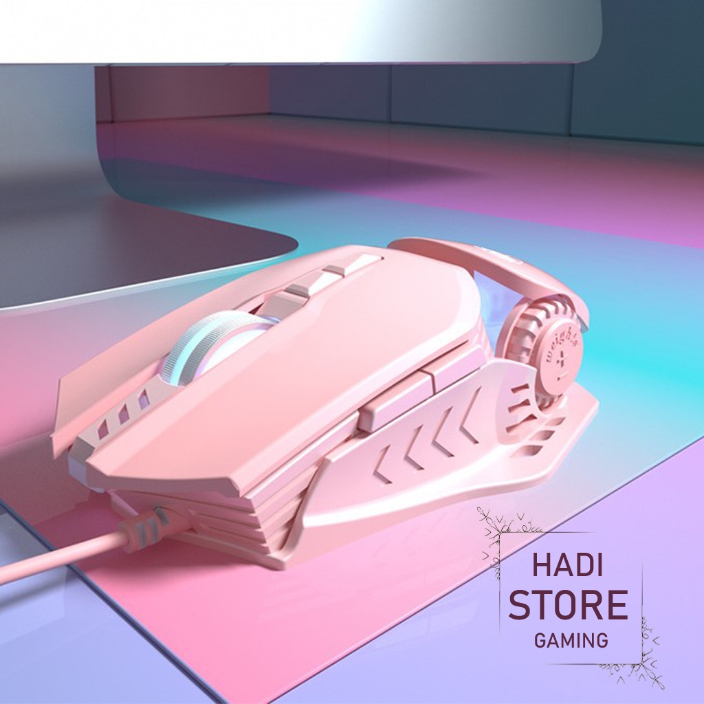 Chuột Gaming, Chuột Chơi Game Máy Tính PC, Laptop Có Dây Led RGB 6400 DPI G530 Gragon Chính Hãng HADI_STORE GAMING