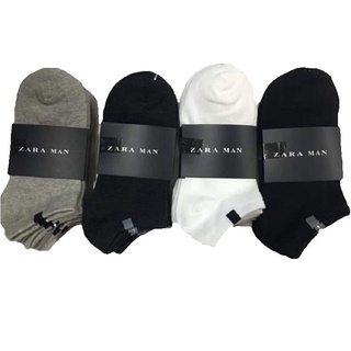 Set 5 đôi/3 đôi/ 1 đôi tất nam zara man cổ ngắn chống hôi chân citas24h