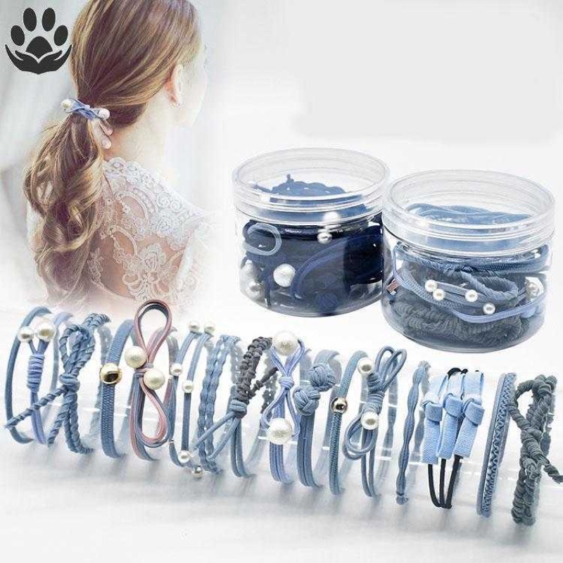 Combo 3 Dây chun buộc tóc Cham thắt nơ xinh xắn nhiều màu