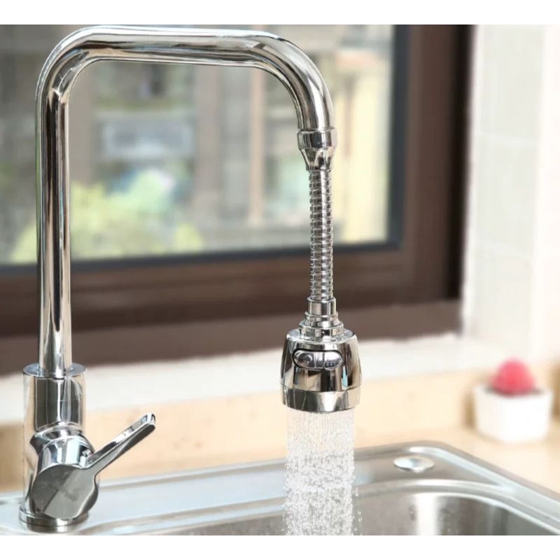Nối vòi nước,đầu nối kéo dài đa năng,nối xoay 360 độ.