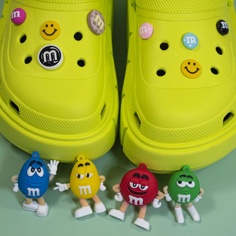 Phụ Kiện Trang Trí Giày Crocs Hình Hoạt Hình Dễ Thương DIY