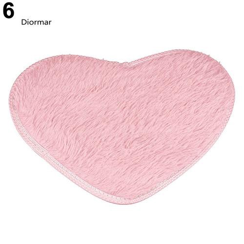 Thảm chùi chân hình trái tim chống trượt dùng trong nhà tắm/phòng khách