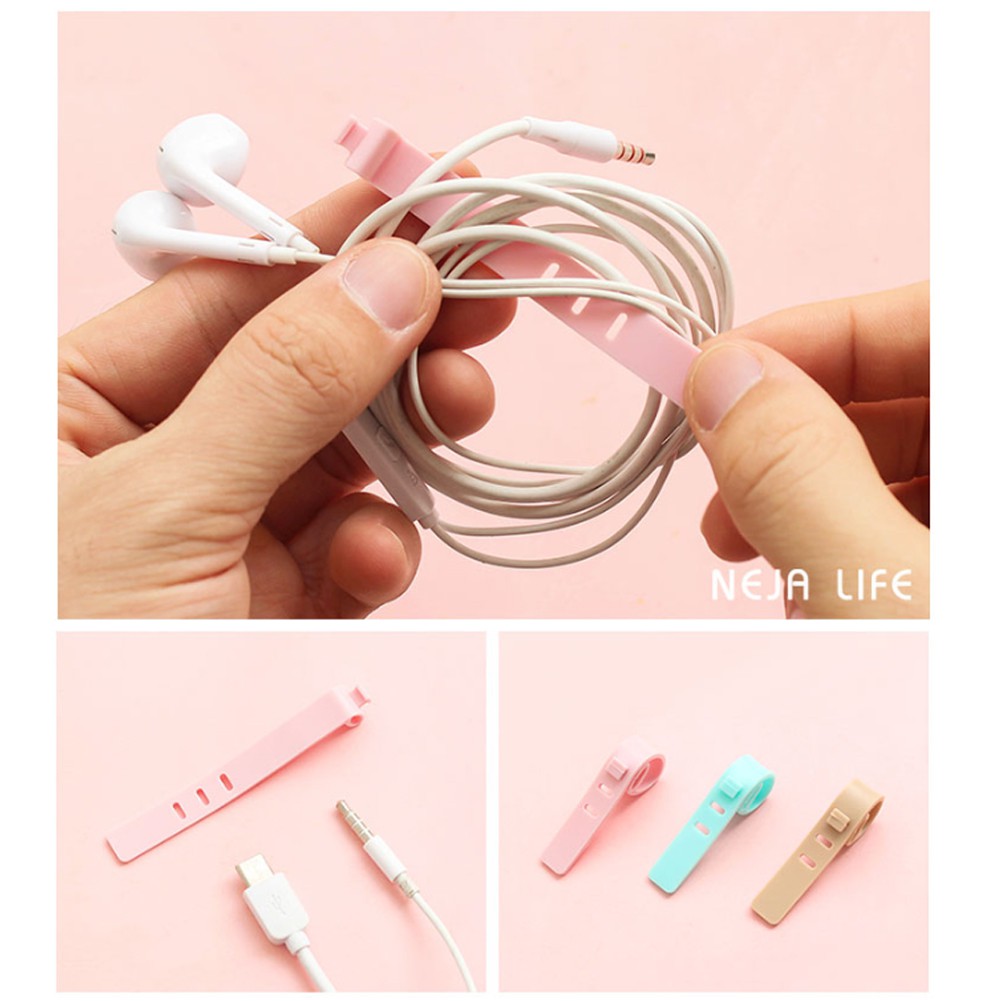 Phụ Kiện Silicon Giữ Dây Cáp Gọn Gàng Tiện Dụng