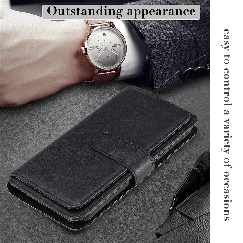 Bao Da Điện Thoại Nắp Gập Dạng Ví Có Ngăn Đựng Thẻ Và Khóa Cài Nam Châm Thời Trang Cao Cấp Cho Samsung Z fold 3 Gấp 4 fold