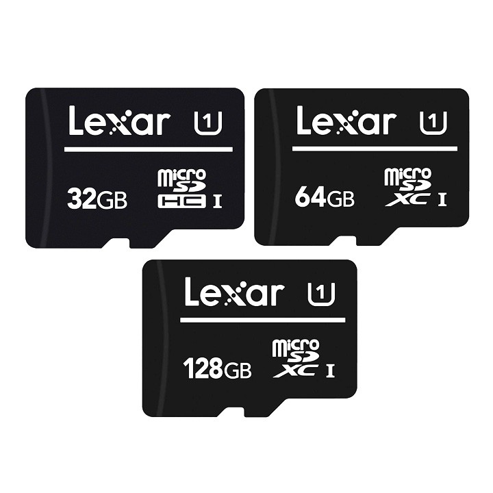 Thẻ nhớ class 10 UHS-I Lexar micro SDHC 32GB, micro SDXC 64GB 128GB - bảo hành 3 năm