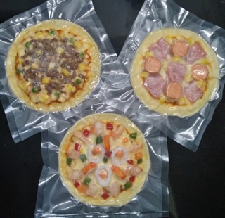 Pizza làm sẵn- 3 cái 100k (hải sản-bò-hawaii)