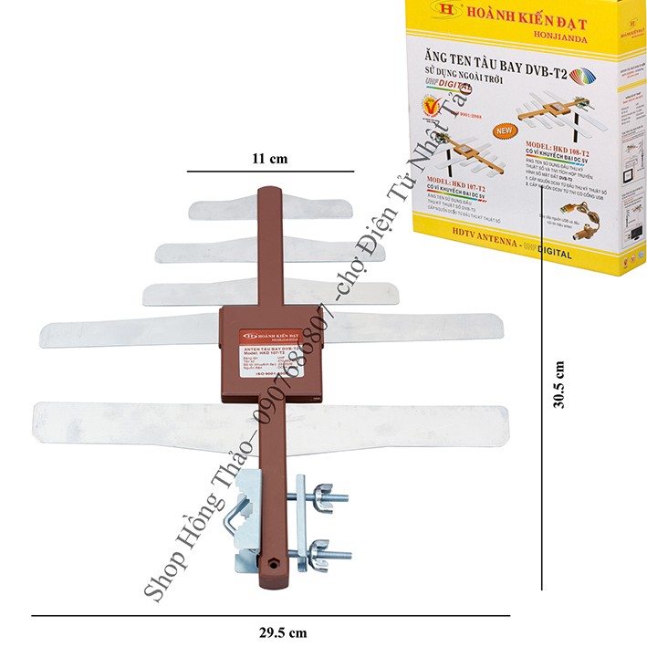 ANTEN Tàu Bay Tivi Kỹ Thuật Số DVB T2 - Model 107-108-109 T2