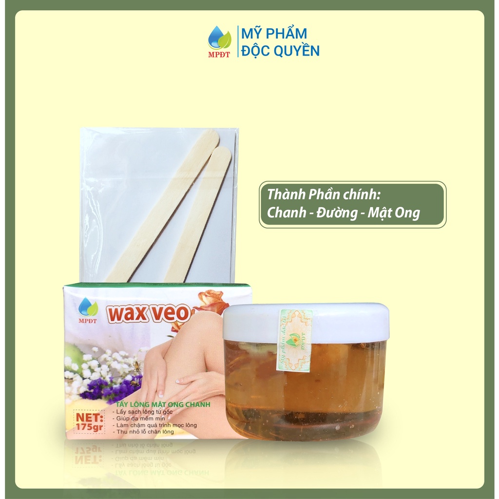 WAX TẨY LÔNG VEO + TẶNG kèm giấy chuyên dụng và que gạt, tẩy lông sạch sẽ tận chân lông hiệu quả tốt