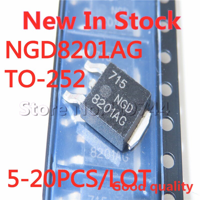 8201AG TO-252 NGD8201AG 5-20 CÁI / LOT ô tô máy tính đánh lửa cuộn dây bán dẫn MỚI pxc8