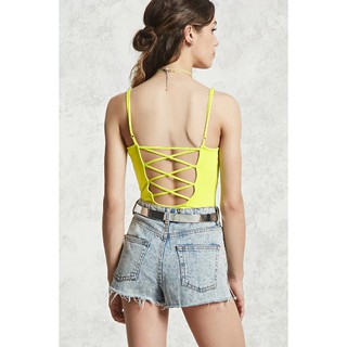 Bodysuit hai dây đan dây lưng F21 sexy