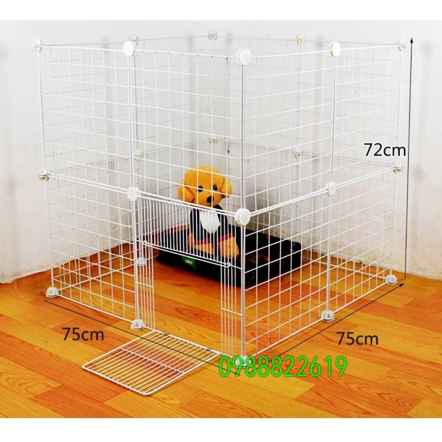 FREESHIP 99K TOÀN QUỐC_Rẻ nhất shopee- chuồng quây chó mèo màu trắng siêu HOT Size 37.37cm