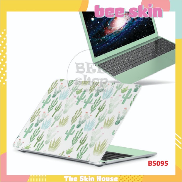 Miếng dán laptop BEE SKIN mẫu Cactus cho Macbook/HP/ Acer/ Dell /ASUS