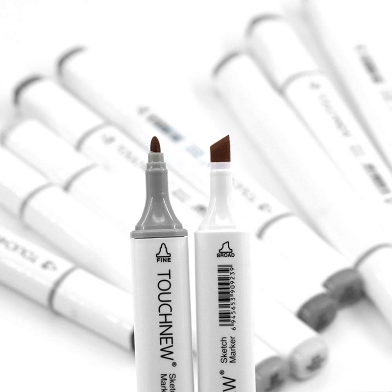 Set 12 bút lông tông màu xám dành cho vẽ phác thảo