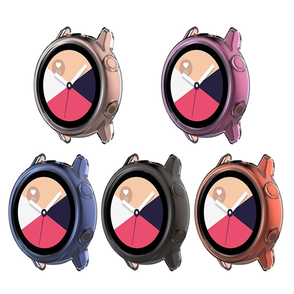 Vỏ bọc viền mặt đồng hồ thông minh silicone dành cho Samsung Galaxy Watch Active 40mm