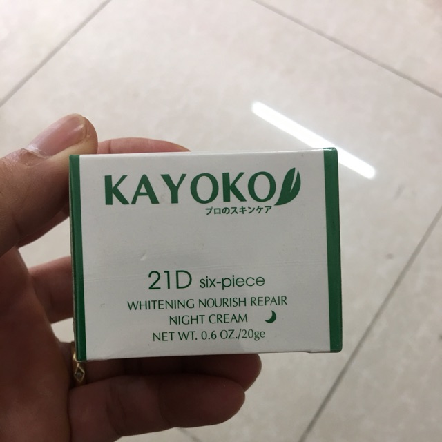 Kem Đem Kayoko (Night Cream) trong bộ 6in1