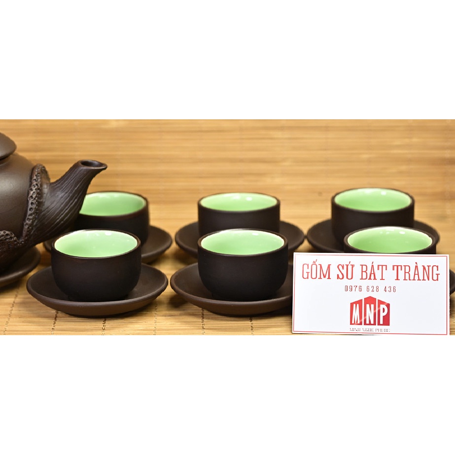 Chén trà gốm tử sa Bát Tràng dung tích 50ml