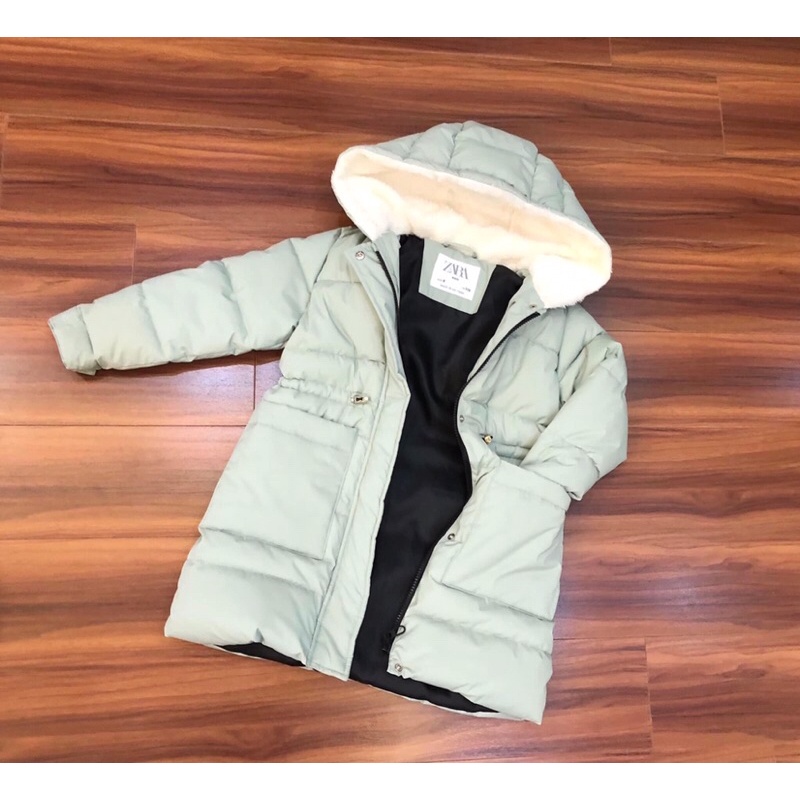 Áo Parka dáng dài bé gái