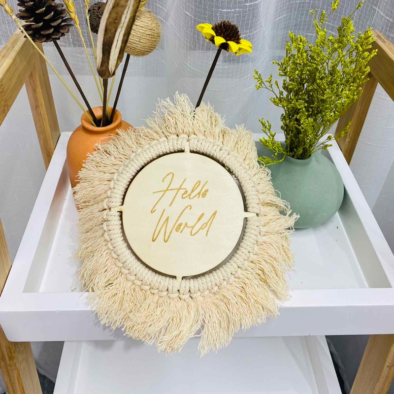 Thẻ Ghi Chú Hình Tròn Dùng Làm Quà Tặng Sinh Nhật Cho Bé