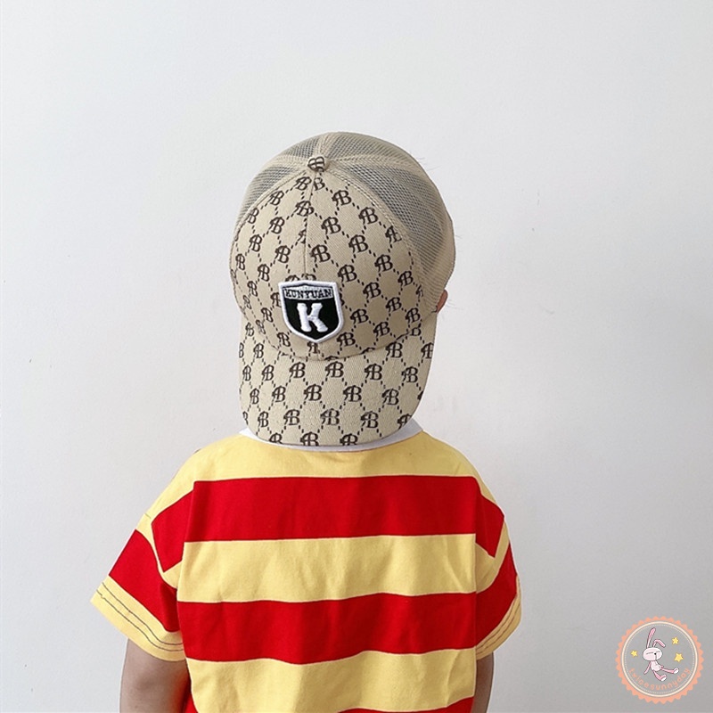 Mũ Lưỡi Trai Phối Lưới In Chữ Thời Trang Mùa Hè Cho Bé Trai Và Gái