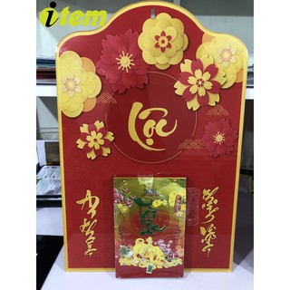 Đốc lịch treo tường mica chữ Lộc