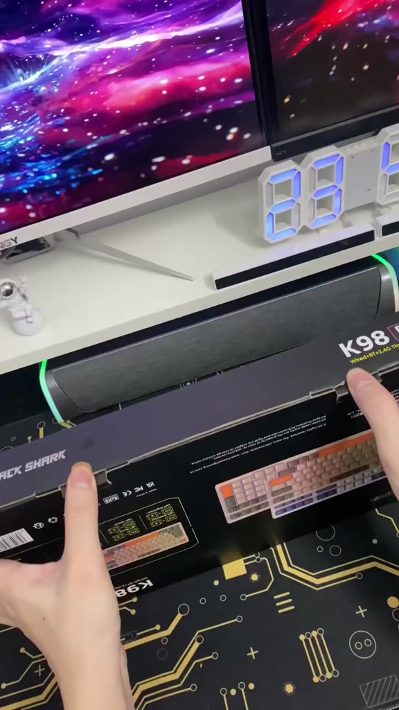 Bàn Phím Cơ Không Dây Bluetooth ZiyouLang K98 PRO Full Size LED RGB Có Hotswap Lót Foam Gõ Cực Êm | BigBuy360 - bigbuy360.vn