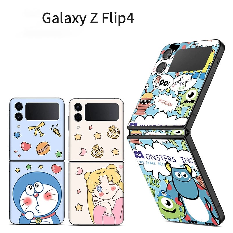 Miếng Dán Điện Thoại Dễ thương Samsung Galaxy Z Flip 4 5G Phim bảo vệ điện thoại di động ZFlip 3 Bản lề bảo vệ phim ZFlip Miếng Dán F7000 F7070 F7110 F7210