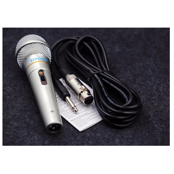 Micro Karaoke XINGMA AK-319 dòng mic có dây giá rẻ, chất lượng cao Bảo hành 12 tháng 1 Đổi 1 [ Phương Thu Official ]