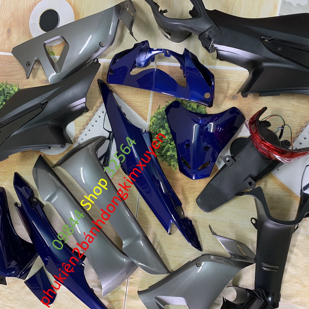 Dàn áo xe wave s100 -wave rs -wave Alpha đời 2006 đến 2016 máy 100 và 50cc,MÀU XANH TÍM