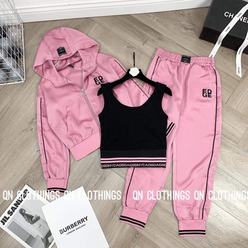 Thanh lý set thể thao 3 món chất gió quảng châu cao cấp