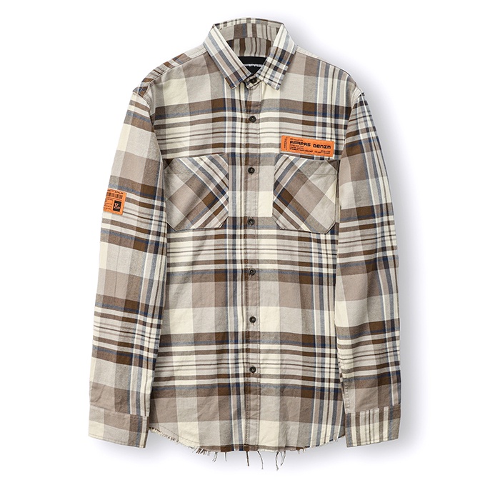 Áo Sơ Mi Nam Fallon Caro Mới Mẻ Trẻ Trung Đa Dụng Chất Vải Flannel Thoáng Mát Thấm Hút Tốt Form Regular Vừa Vặn - FAPAS